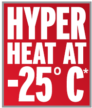 Hyper heat at -25c